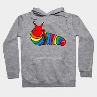 LGBTQ+ Rainbow Pride Fidget Slug Hoodie